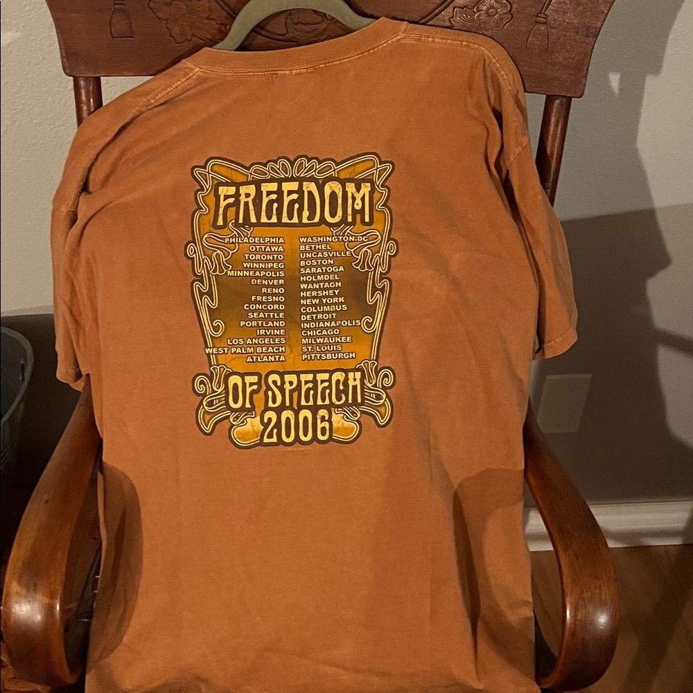 2006 Crosby Stills Nash & Young Concert T-shirt, Freedom of Speech Tour Size XL - Picture 4 of 5
